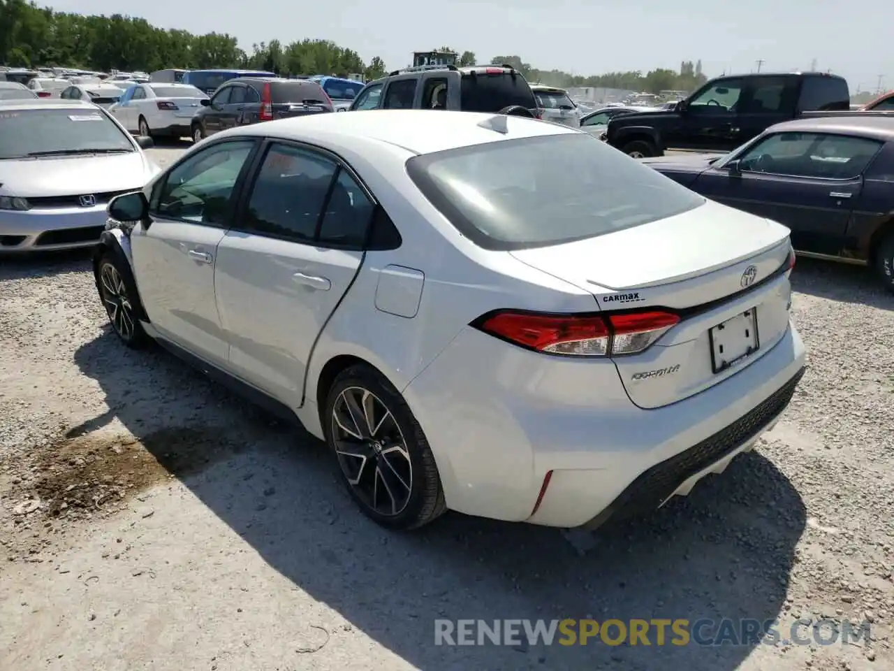 3 Photograph of a damaged car 5YFS4RCE3LP038275 TOYOTA COROLLA 2020