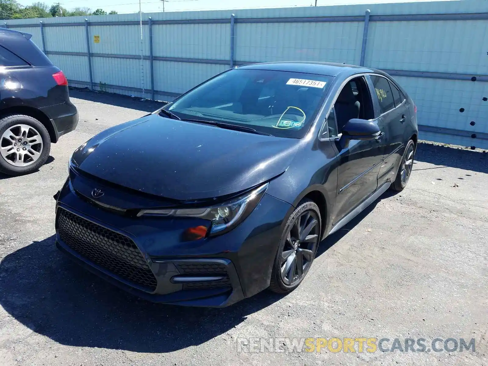 2 Photograph of a damaged car 5YFS4RCE3LP039104 TOYOTA COROLLA 2020