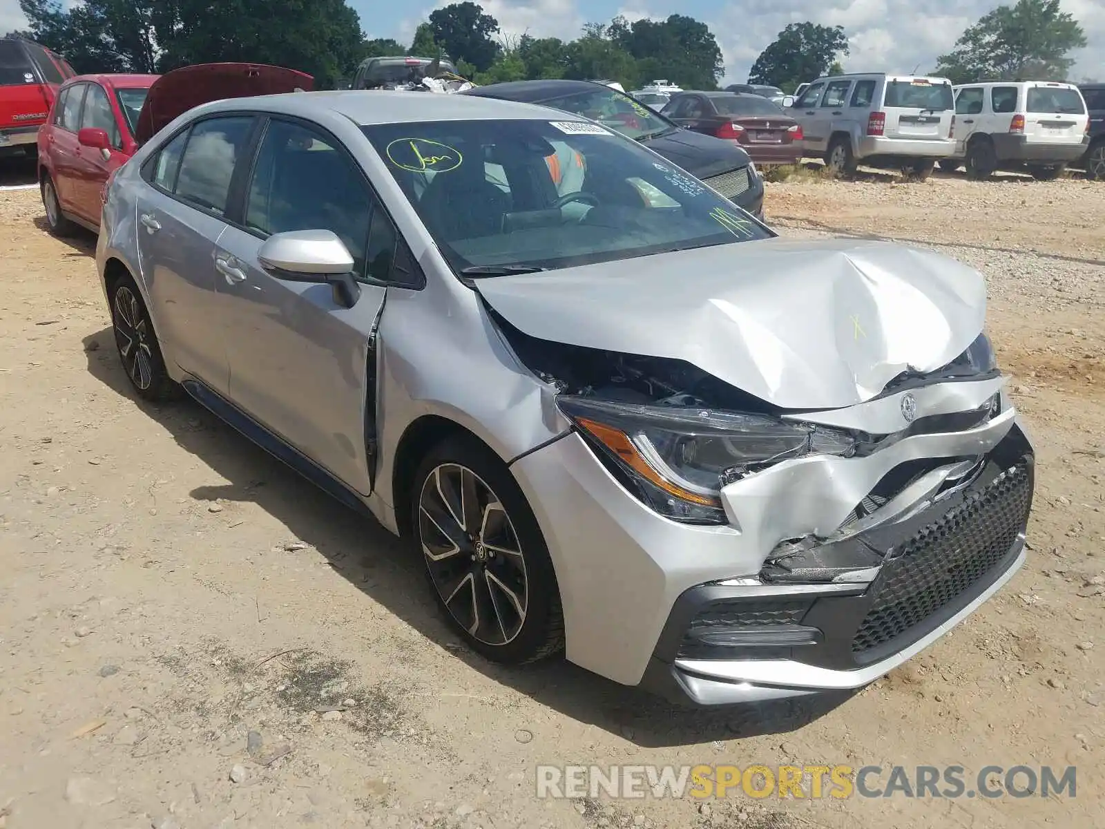 1 Photograph of a damaged car 5YFS4RCE3LP039264 TOYOTA COROLLA 2020