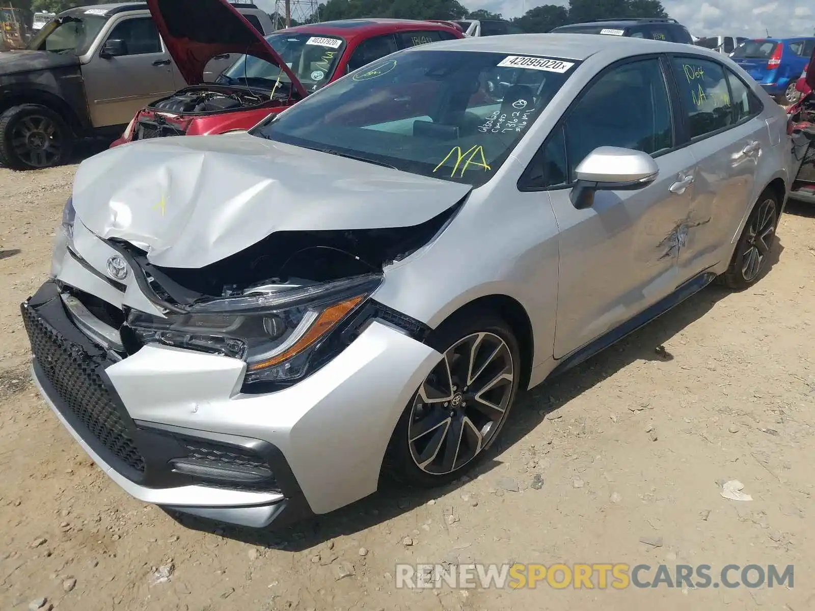 9 Photograph of a damaged car 5YFS4RCE3LP039264 TOYOTA COROLLA 2020