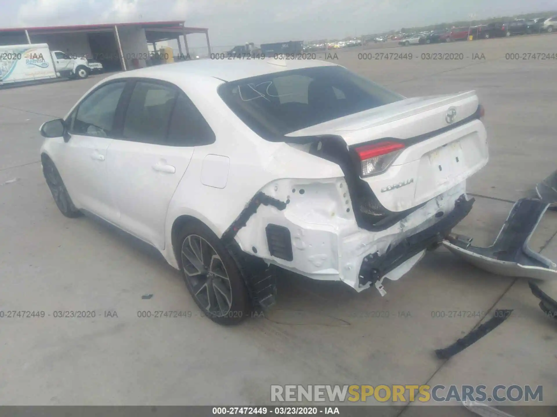 3 Photograph of a damaged car 5YFS4RCE3LP041001 TOYOTA COROLLA 2020