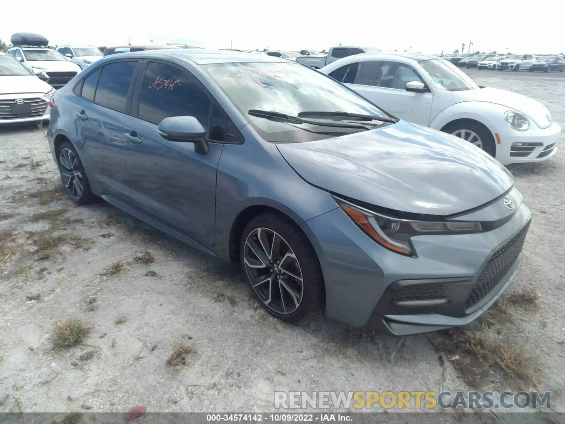 1 Photograph of a damaged car 5YFS4RCE3LP042777 TOYOTA COROLLA 2020