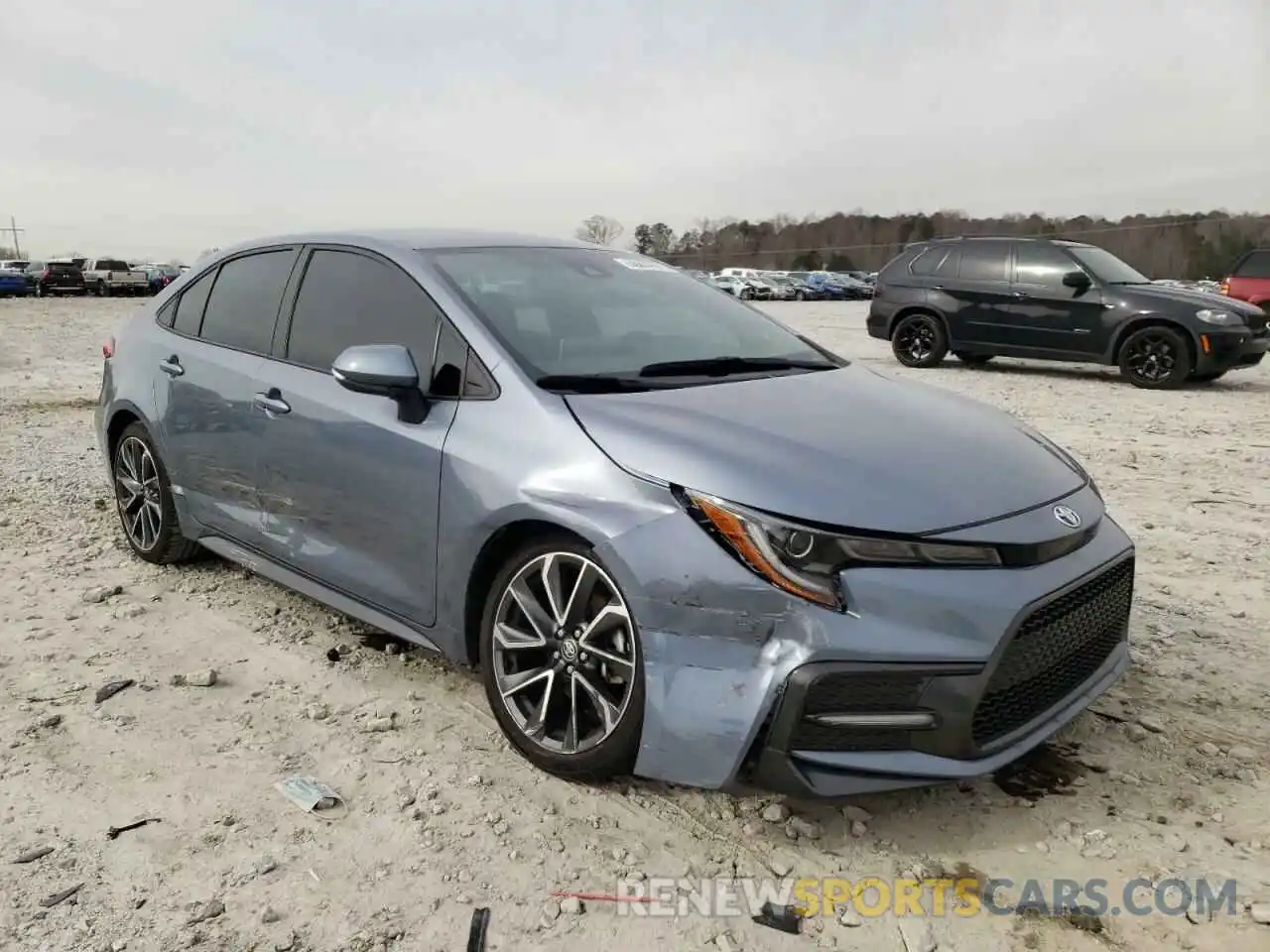 1 Photograph of a damaged car 5YFS4RCE3LP043217 TOYOTA COROLLA 2020