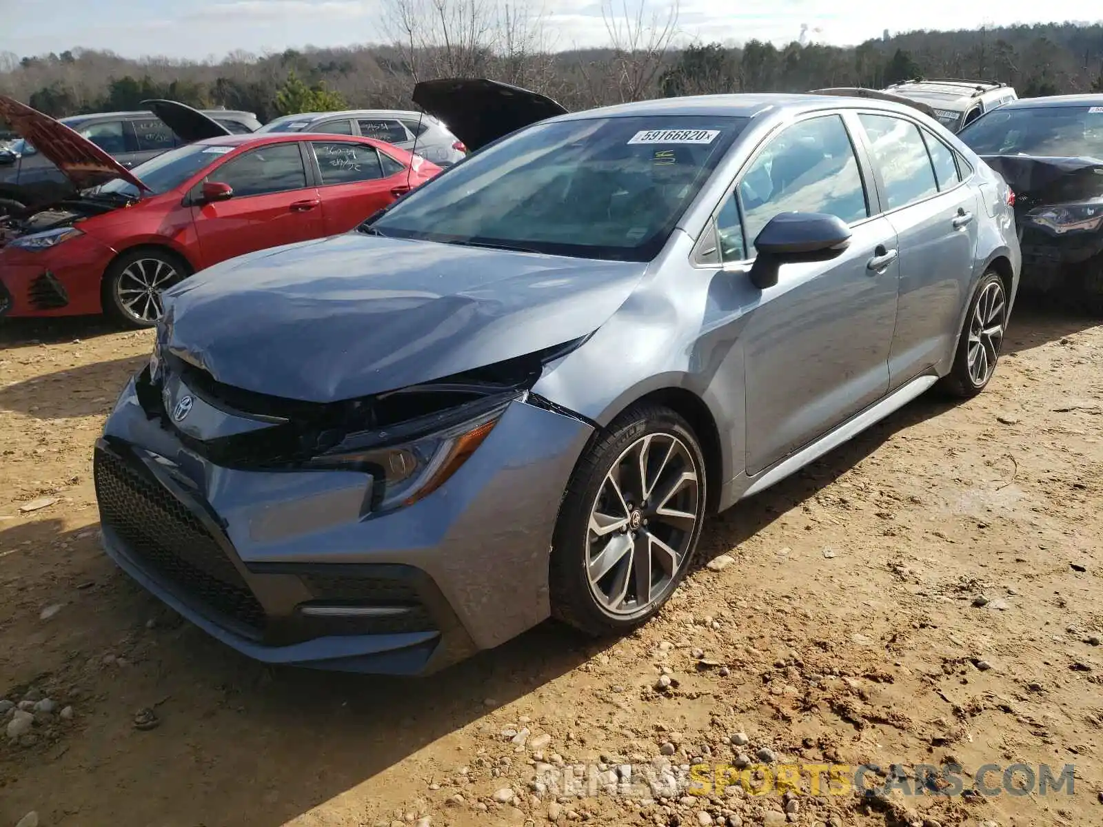 2 Photograph of a damaged car 5YFS4RCE3LP044075 TOYOTA COROLLA 2020