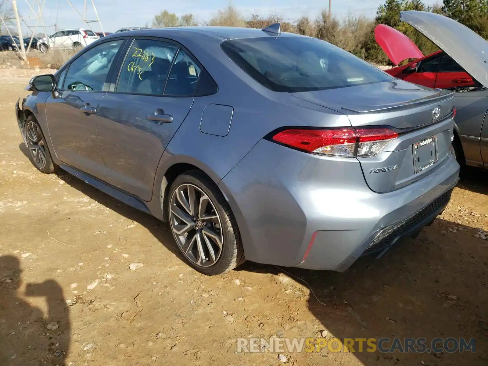 3 Photograph of a damaged car 5YFS4RCE3LP044075 TOYOTA COROLLA 2020