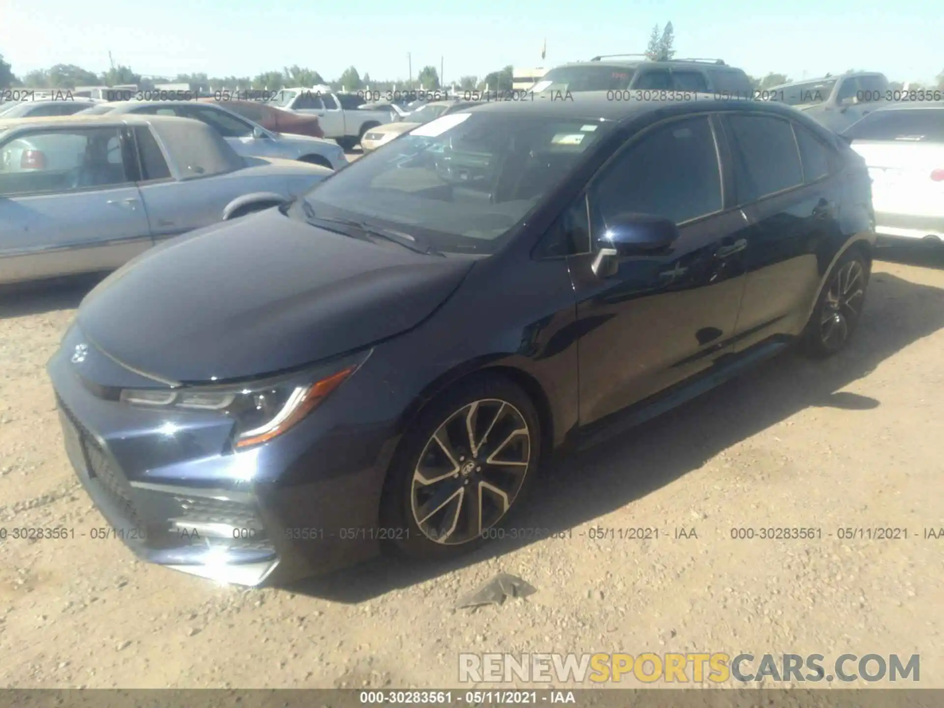 2 Photograph of a damaged car 5YFS4RCE3LP046070 TOYOTA COROLLA 2020