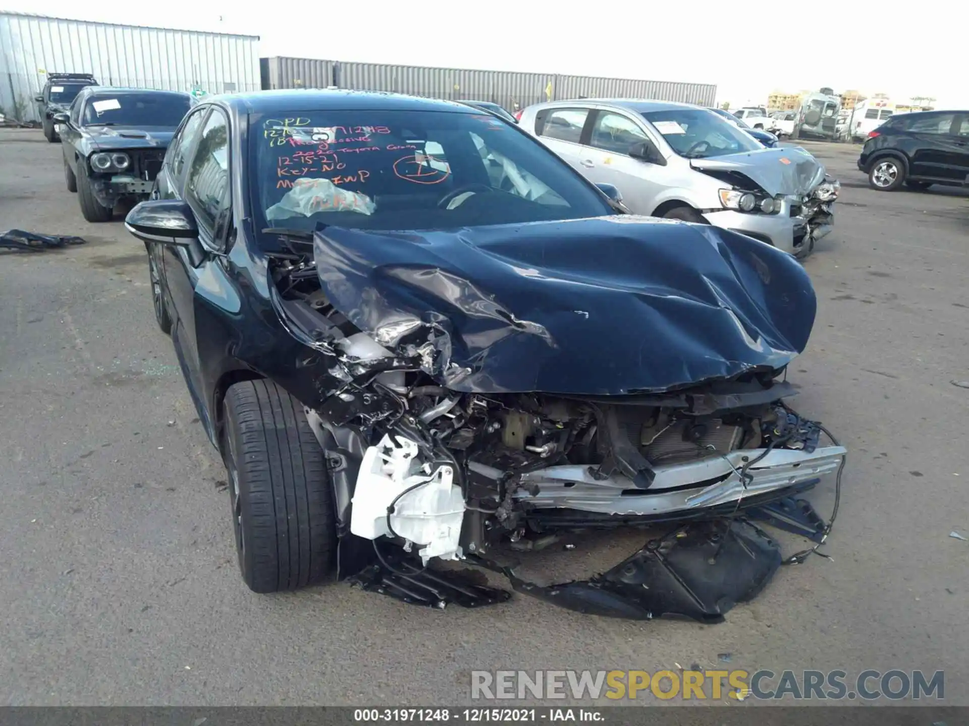 6 Photograph of a damaged car 5YFS4RCE3LP046313 TOYOTA COROLLA 2020