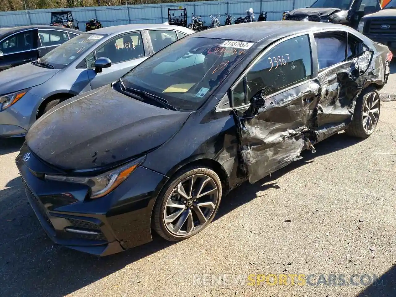 2 Photograph of a damaged car 5YFS4RCE3LP046764 TOYOTA COROLLA 2020