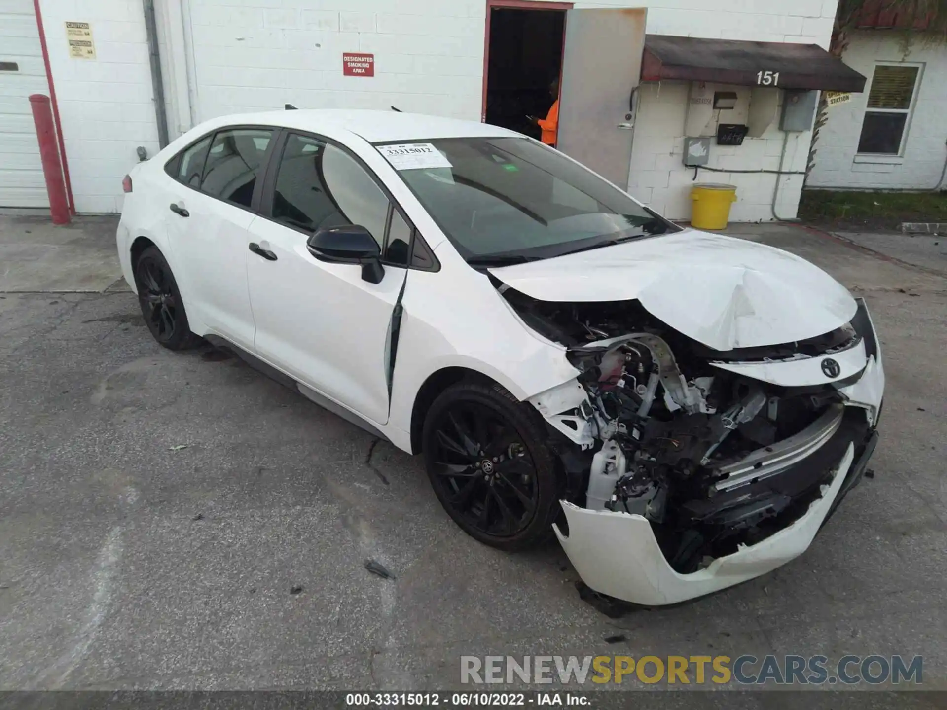 1 Photograph of a damaged car 5YFS4RCE3LP046845 TOYOTA COROLLA 2020