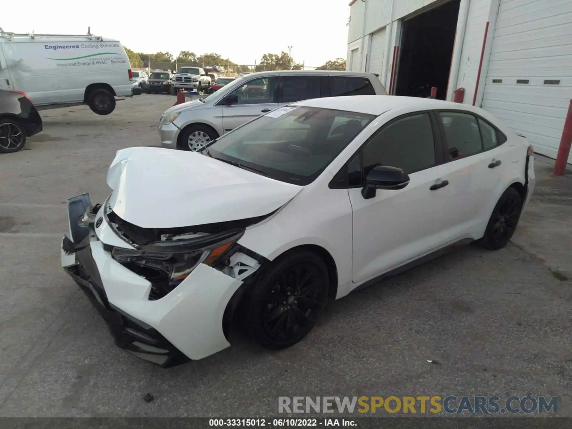 2 Photograph of a damaged car 5YFS4RCE3LP046845 TOYOTA COROLLA 2020