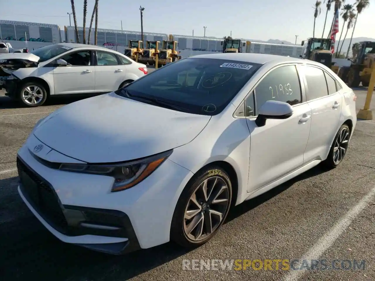 2 Photograph of a damaged car 5YFS4RCE3LP047509 TOYOTA COROLLA 2020