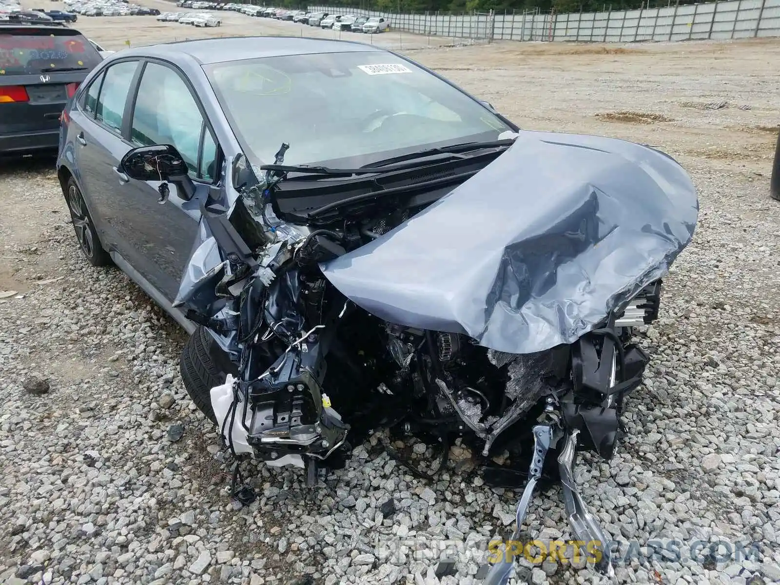 1 Photograph of a damaged car 5YFS4RCE3LP047879 TOYOTA COROLLA 2020