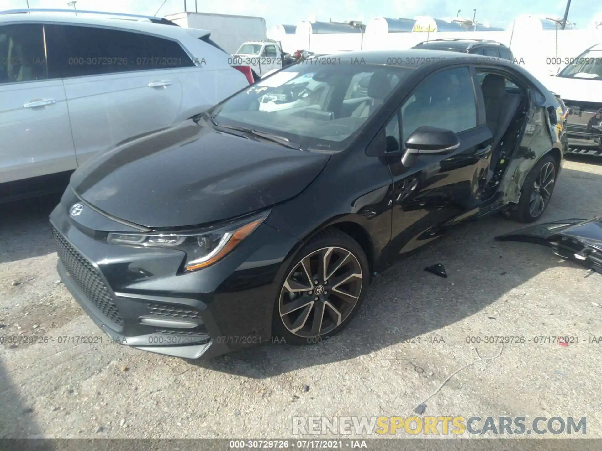 2 Photograph of a damaged car 5YFS4RCE3LP050457 TOYOTA COROLLA 2020