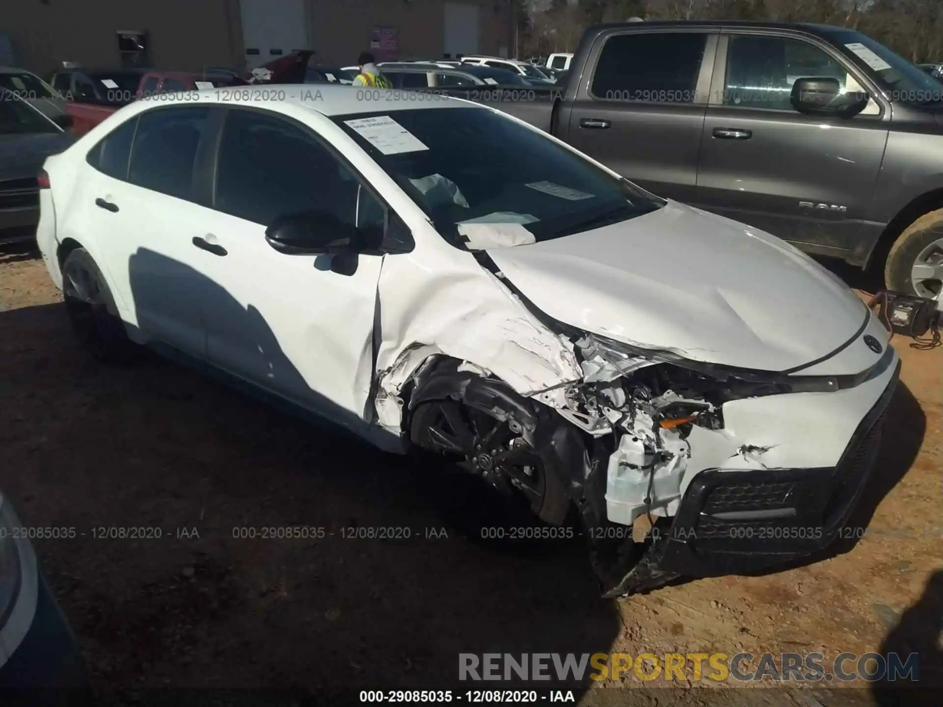 1 Photograph of a damaged car 5YFS4RCE3LP051933 TOYOTA COROLLA 2020