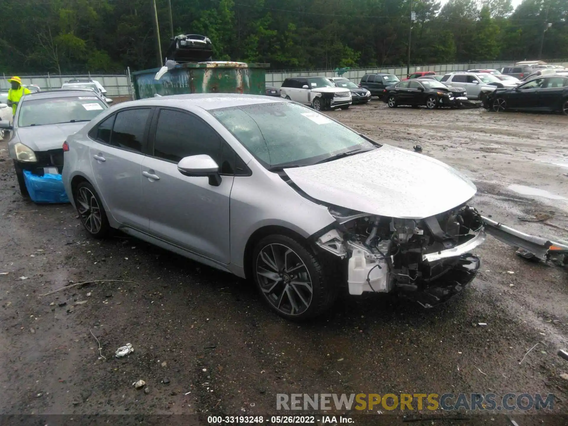 1 Photograph of a damaged car 5YFS4RCE3LP052791 TOYOTA COROLLA 2020