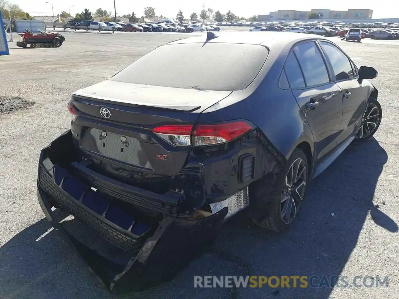 4 Photograph of a damaged car 5YFS4RCE3LP053892 TOYOTA COROLLA 2020