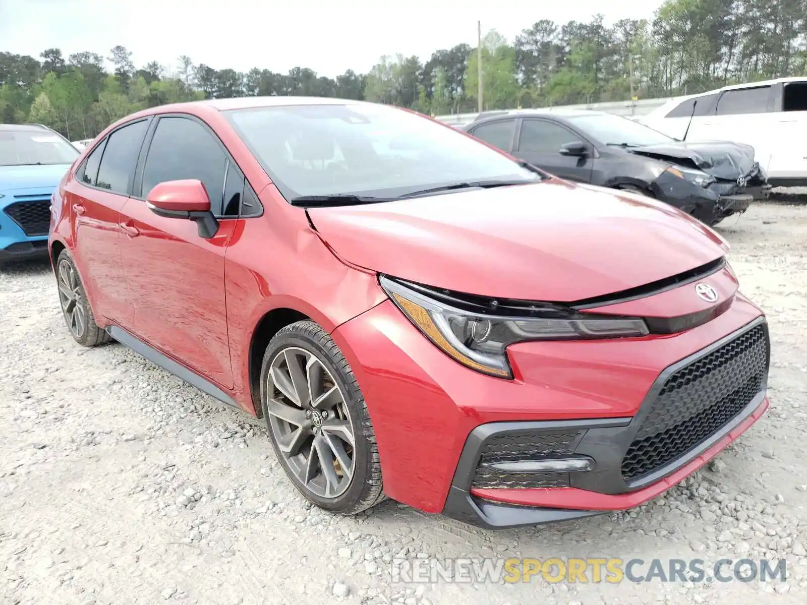 1 Photograph of a damaged car 5YFS4RCE3LP056355 TOYOTA COROLLA 2020