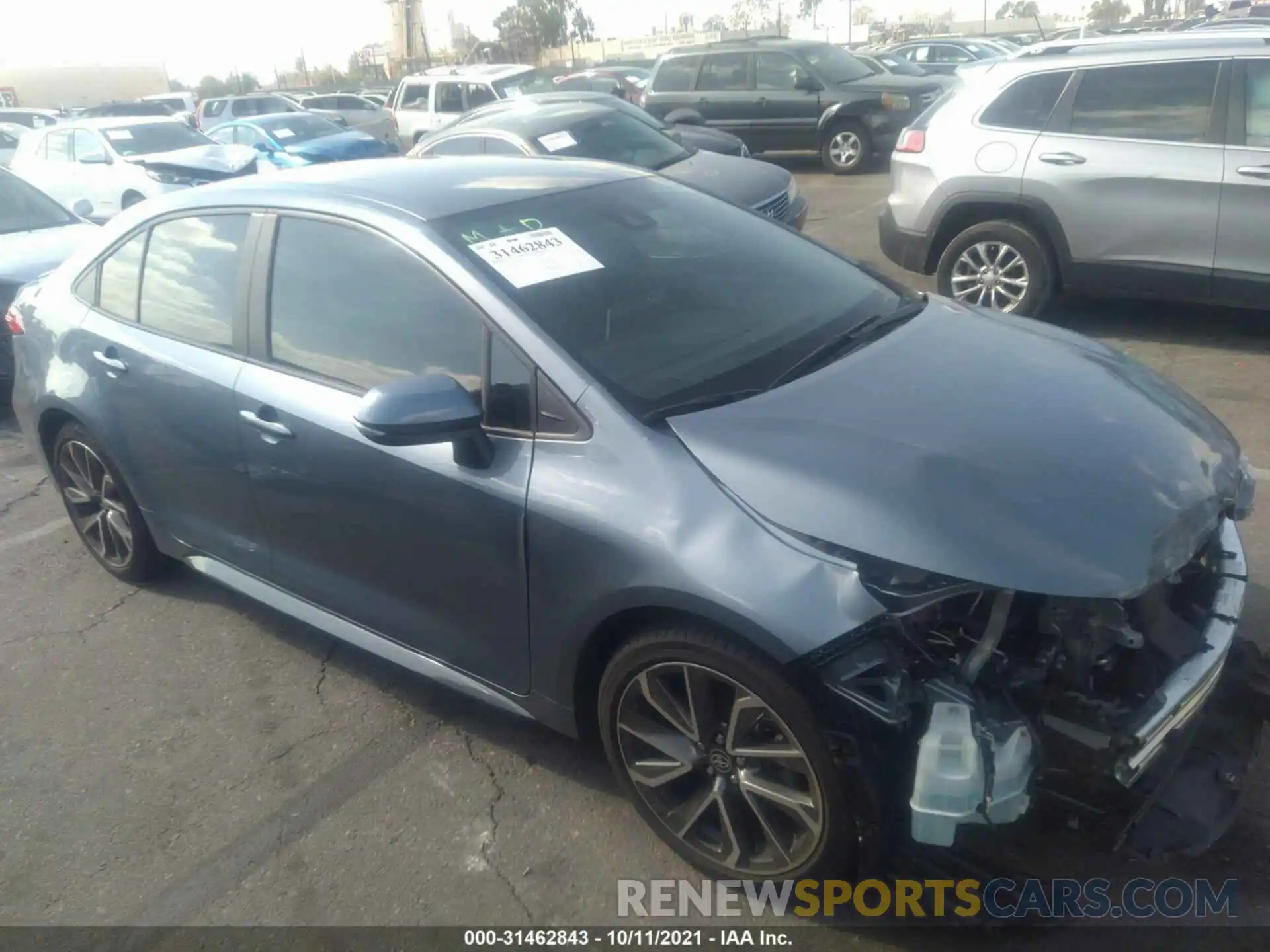 1 Photograph of a damaged car 5YFS4RCE3LP057408 TOYOTA COROLLA 2020