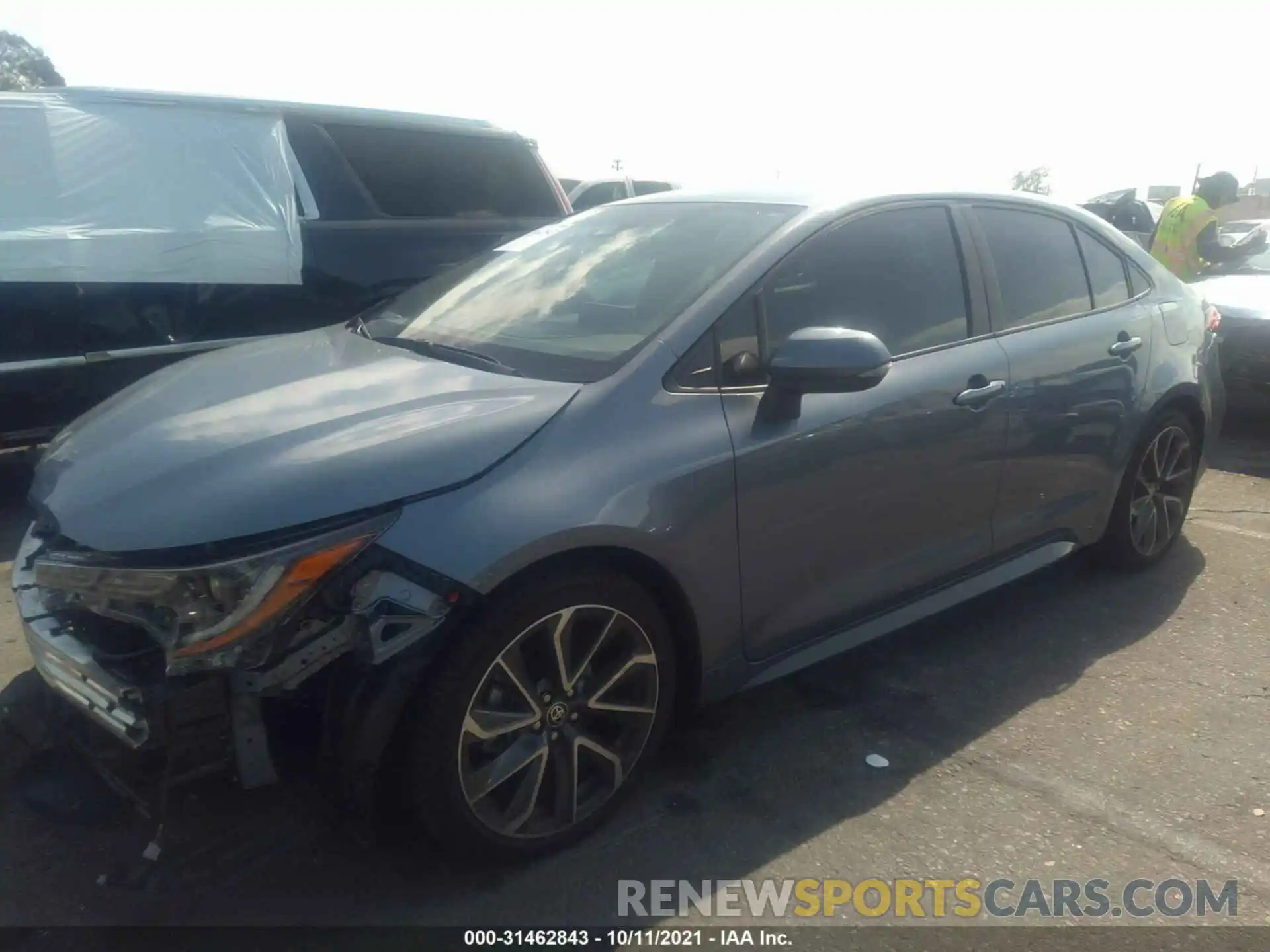 2 Photograph of a damaged car 5YFS4RCE3LP057408 TOYOTA COROLLA 2020