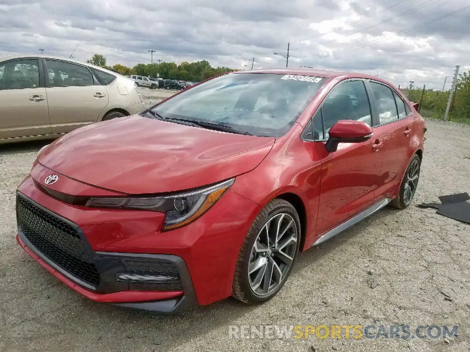 2 Photograph of a damaged car 5YFS4RCE4LP002269 TOYOTA COROLLA 2020