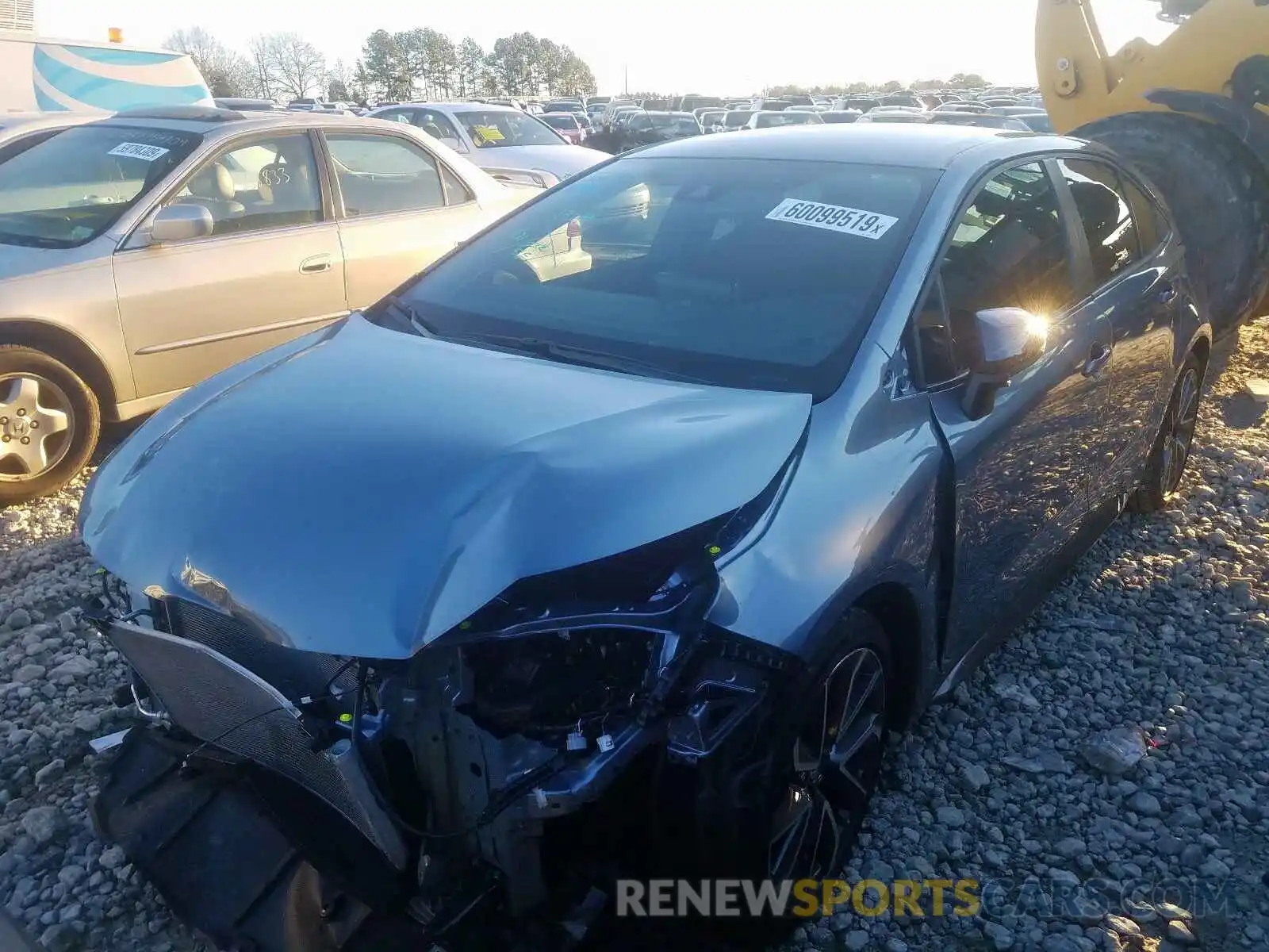 2 Photograph of a damaged car 5YFS4RCE4LP008122 TOYOTA COROLLA 2020