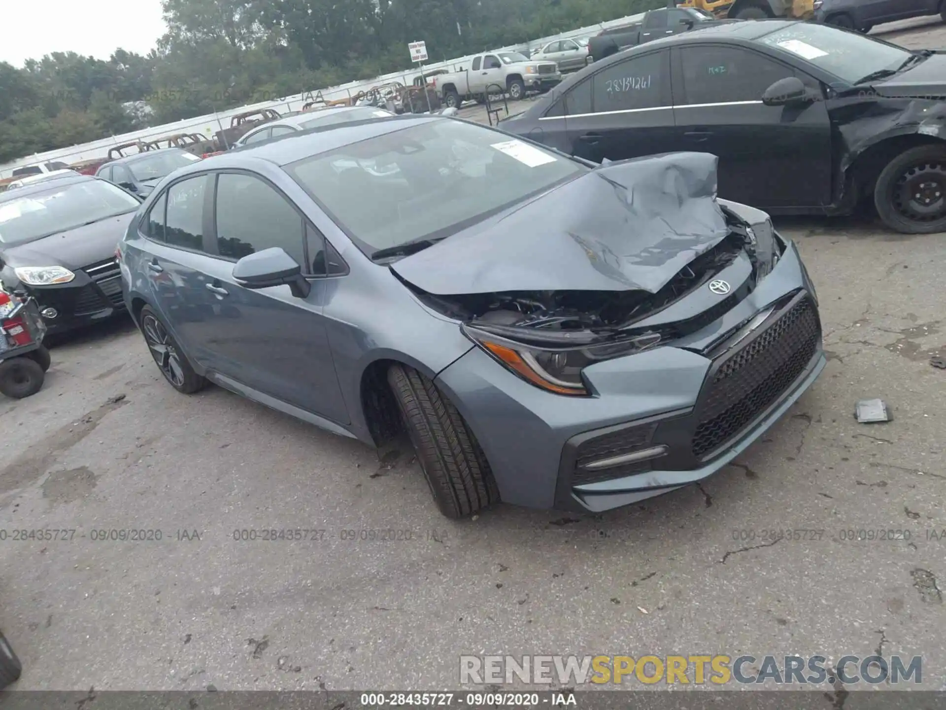 1 Photograph of a damaged car 5YFS4RCE4LP009304 TOYOTA COROLLA 2020