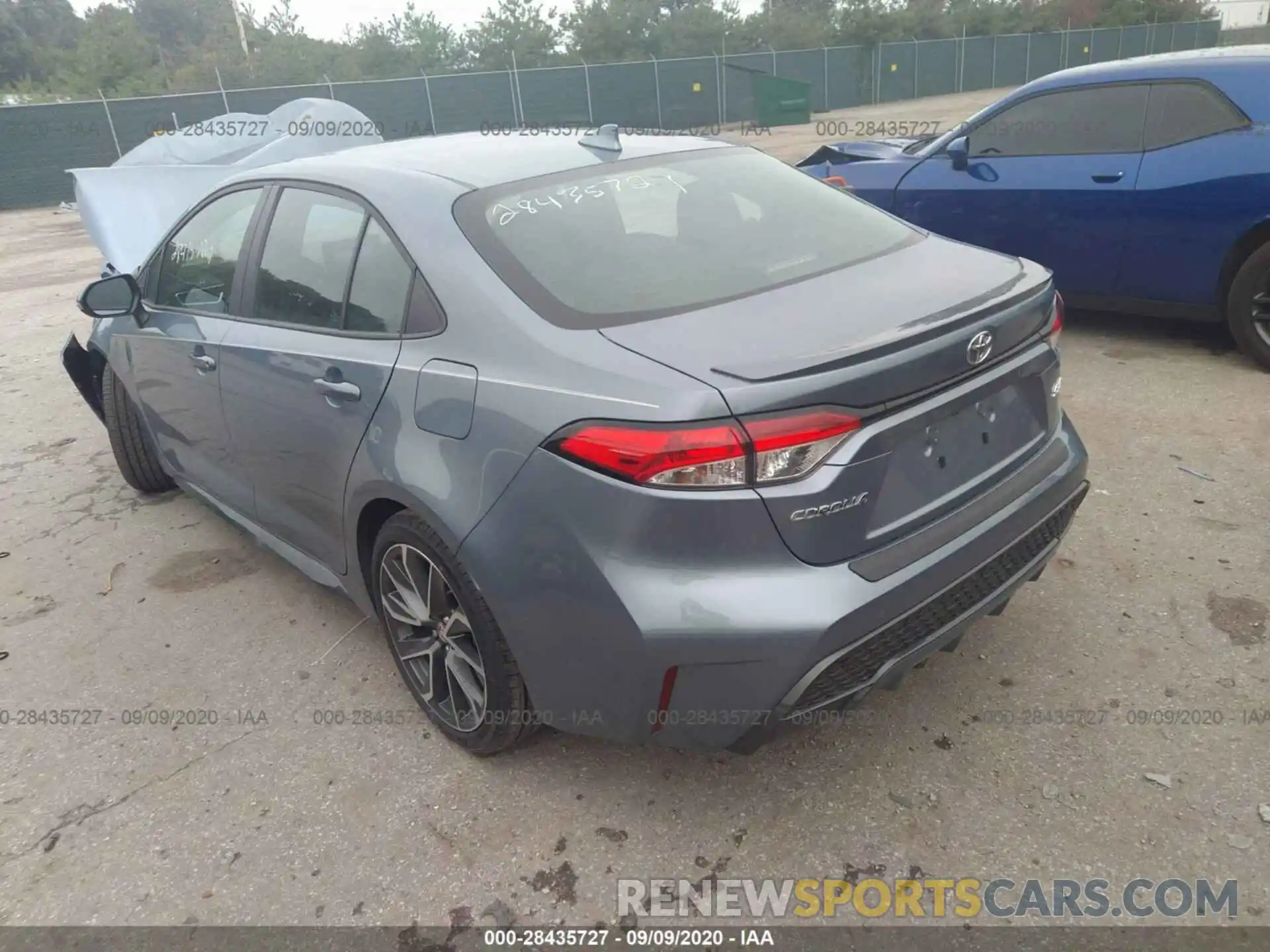 3 Photograph of a damaged car 5YFS4RCE4LP009304 TOYOTA COROLLA 2020