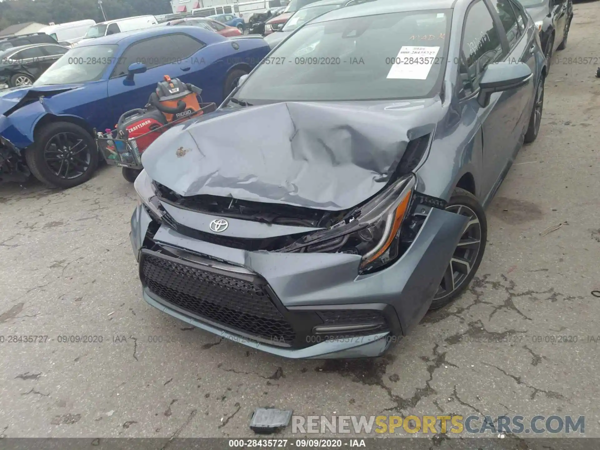 6 Photograph of a damaged car 5YFS4RCE4LP009304 TOYOTA COROLLA 2020