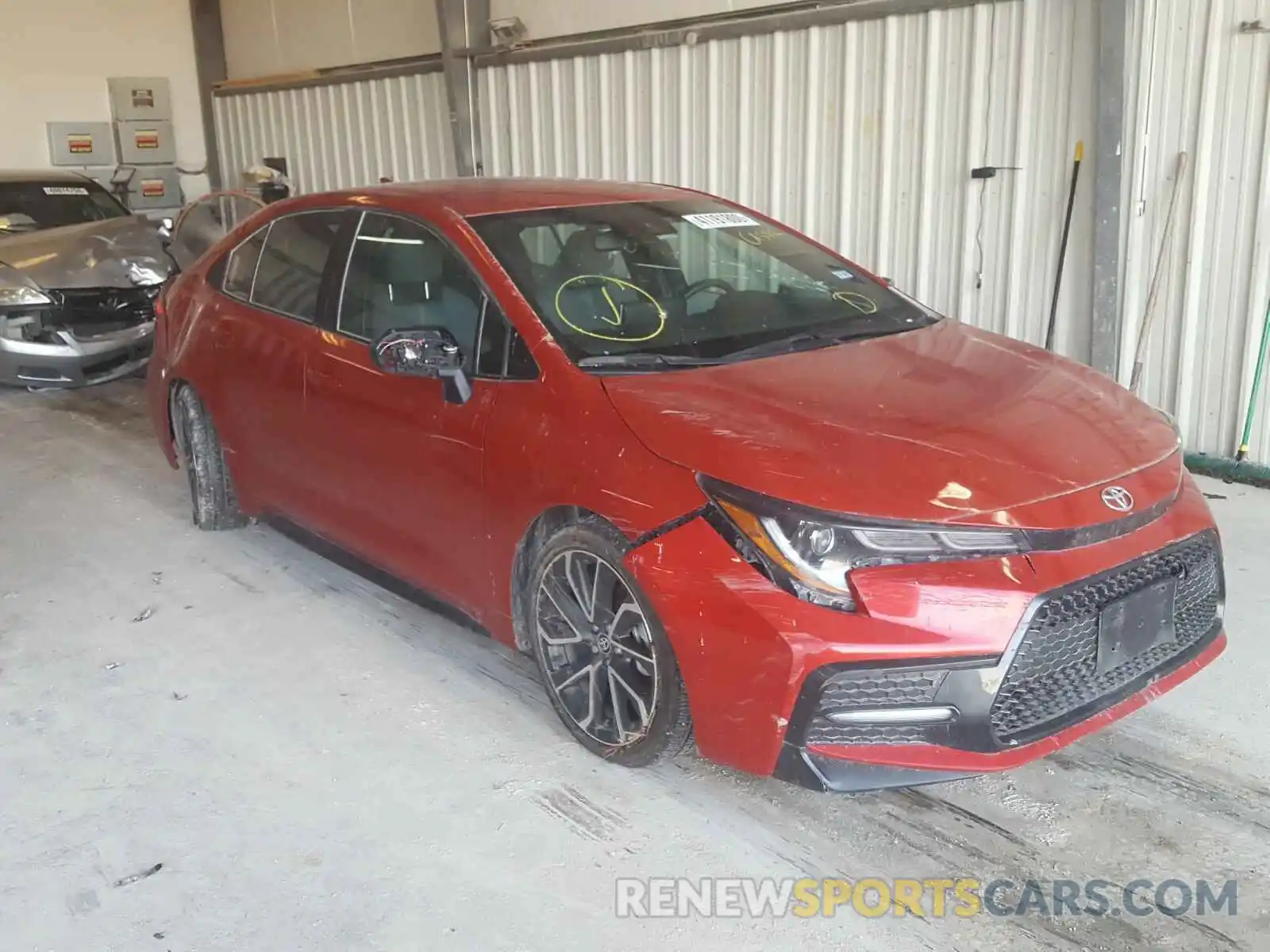 1 Photograph of a damaged car 5YFS4RCE4LP015412 TOYOTA COROLLA 2020