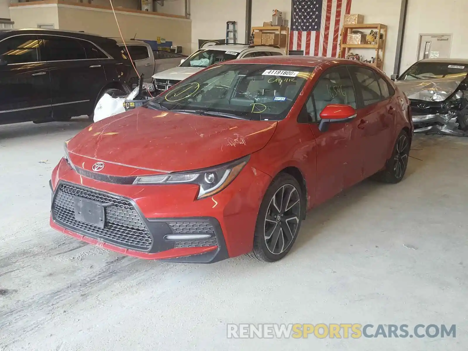 2 Photograph of a damaged car 5YFS4RCE4LP015412 TOYOTA COROLLA 2020