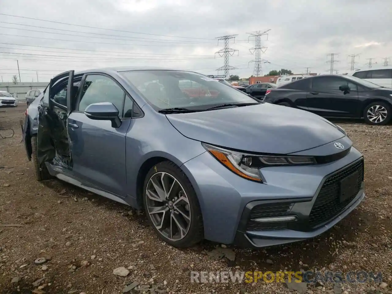 1 Photograph of a damaged car 5YFS4RCE4LP017287 TOYOTA COROLLA 2020