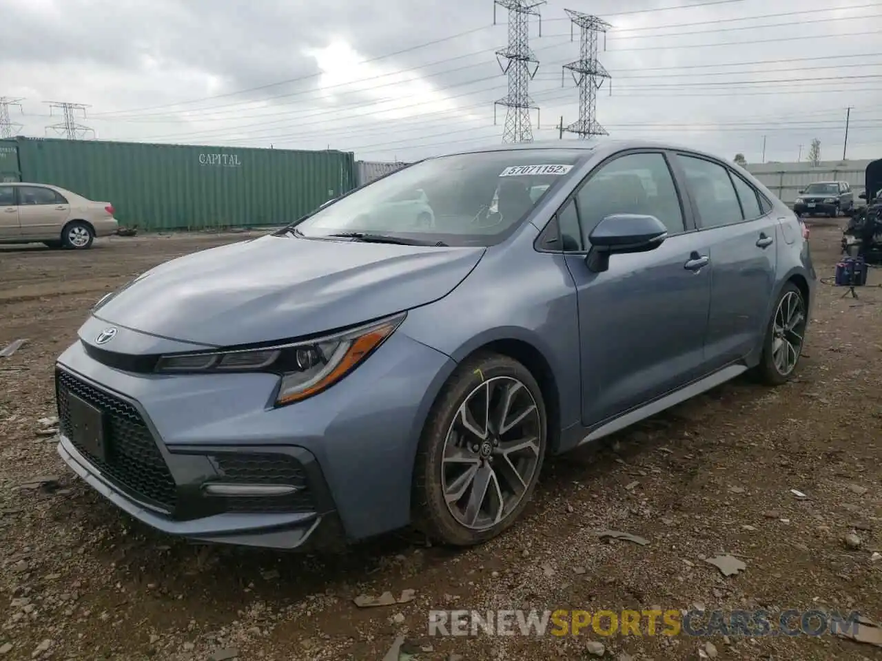 2 Photograph of a damaged car 5YFS4RCE4LP017287 TOYOTA COROLLA 2020