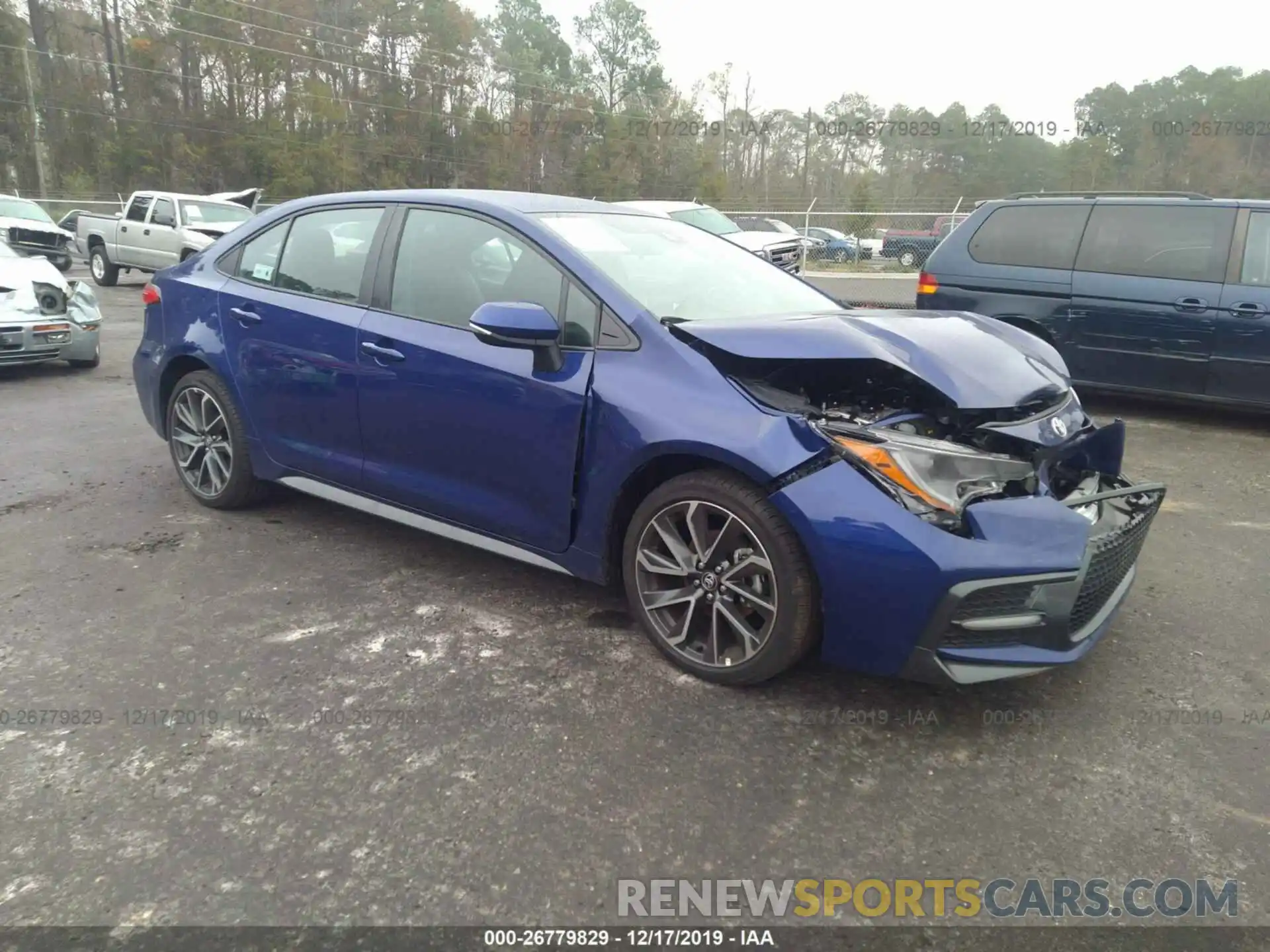 1 Photograph of a damaged car 5YFS4RCE4LP019248 TOYOTA COROLLA 2020