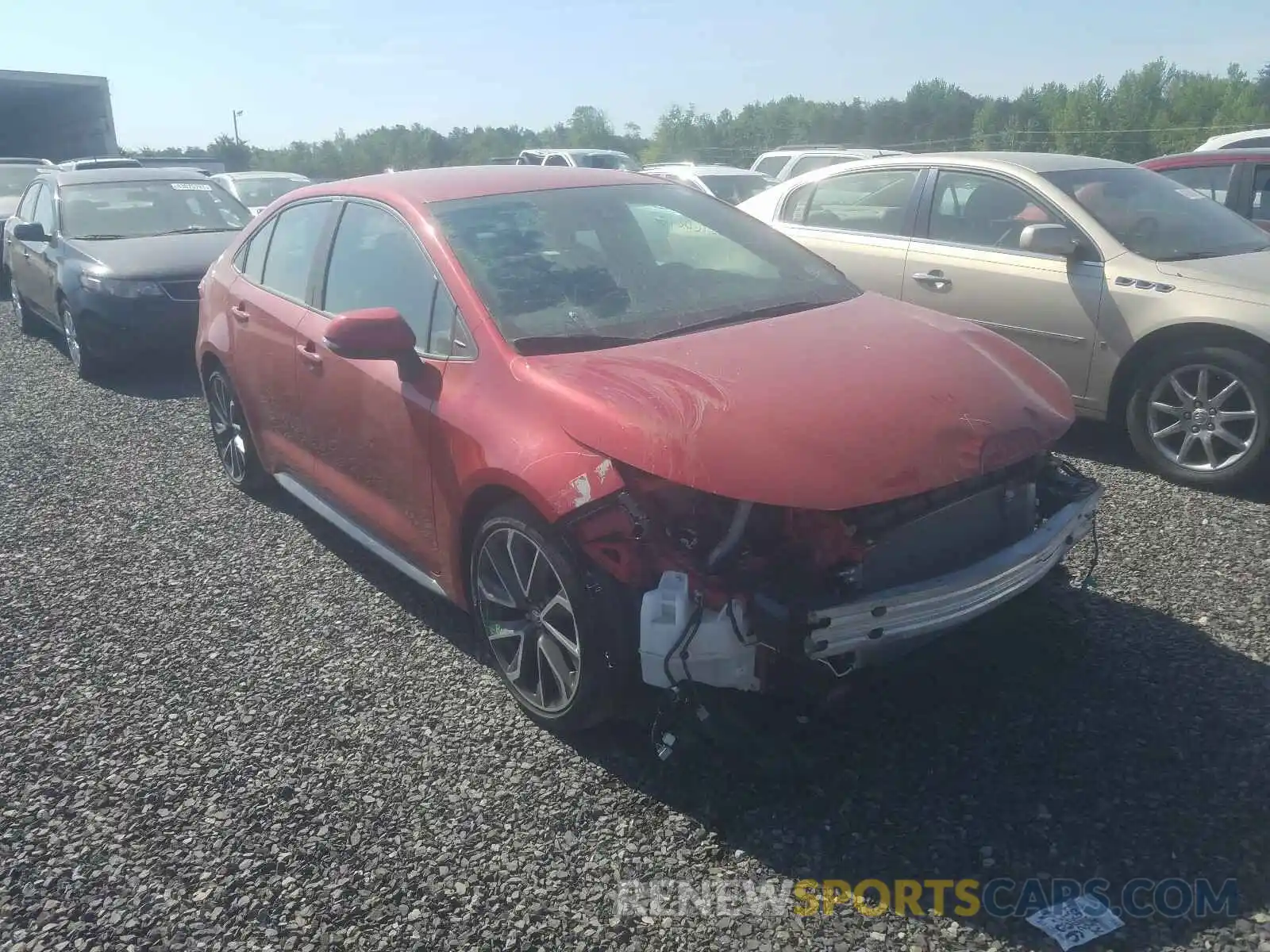 1 Photograph of a damaged car 5YFS4RCE4LP019637 TOYOTA COROLLA 2020