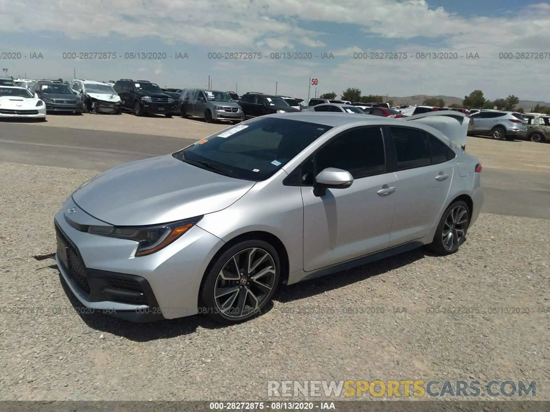 2 Photograph of a damaged car 5YFS4RCE4LP021226 TOYOTA COROLLA 2020