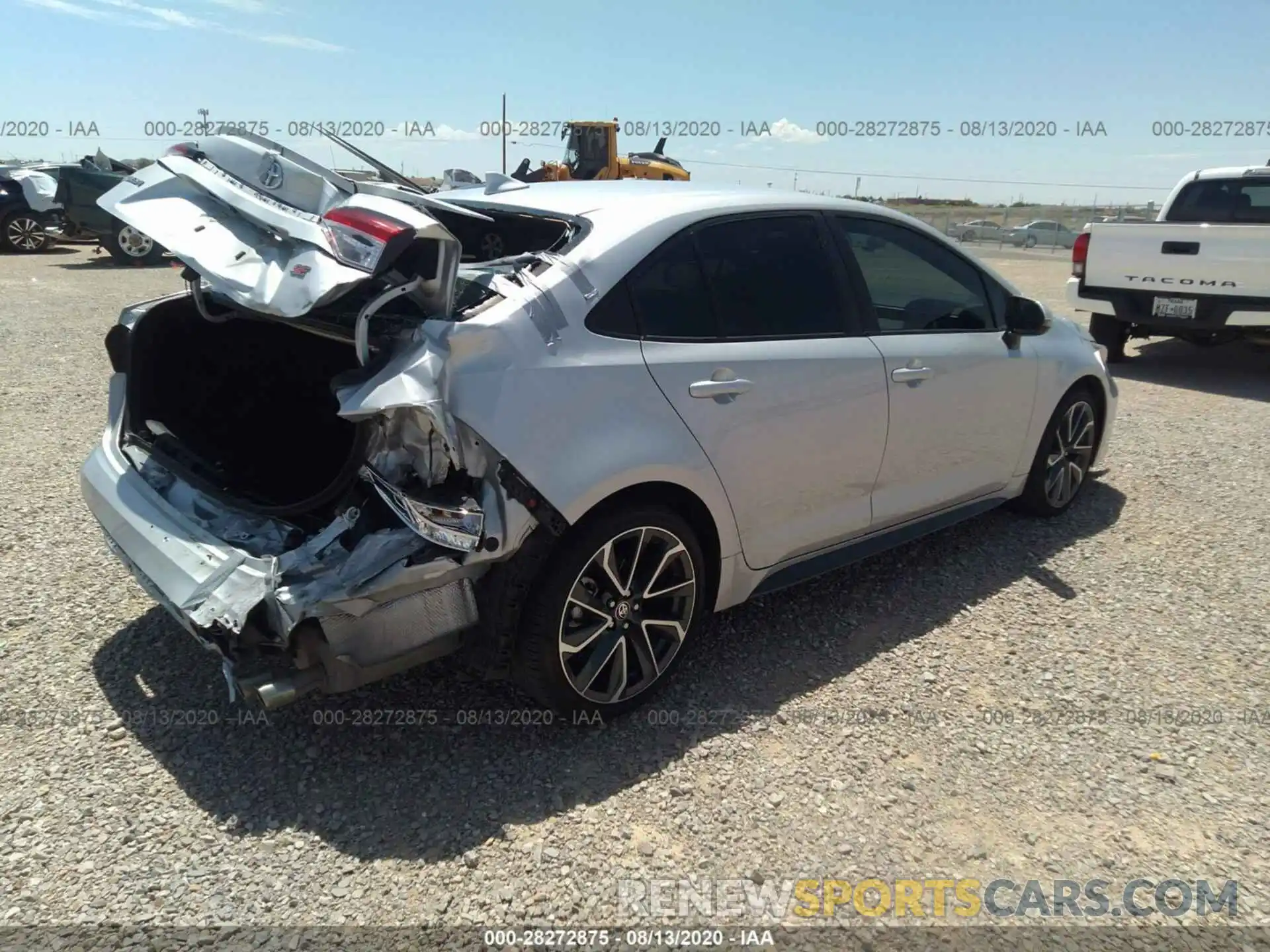 4 Фотография поврежденного автомобиля 5YFS4RCE4LP021226 TOYOTA COROLLA 2020