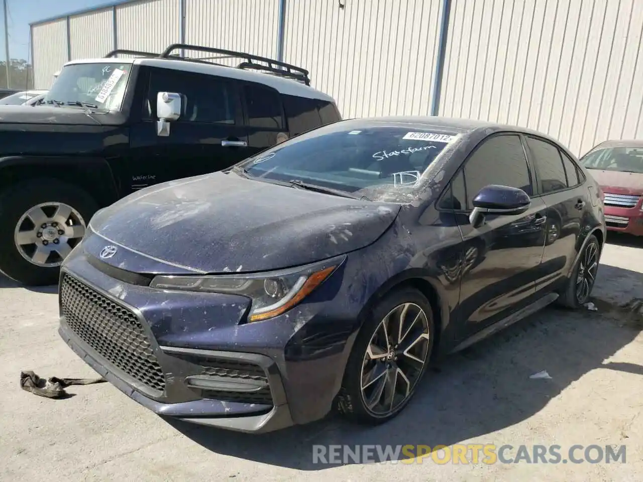 2 Photograph of a damaged car 5YFS4RCE4LP021985 TOYOTA COROLLA 2020