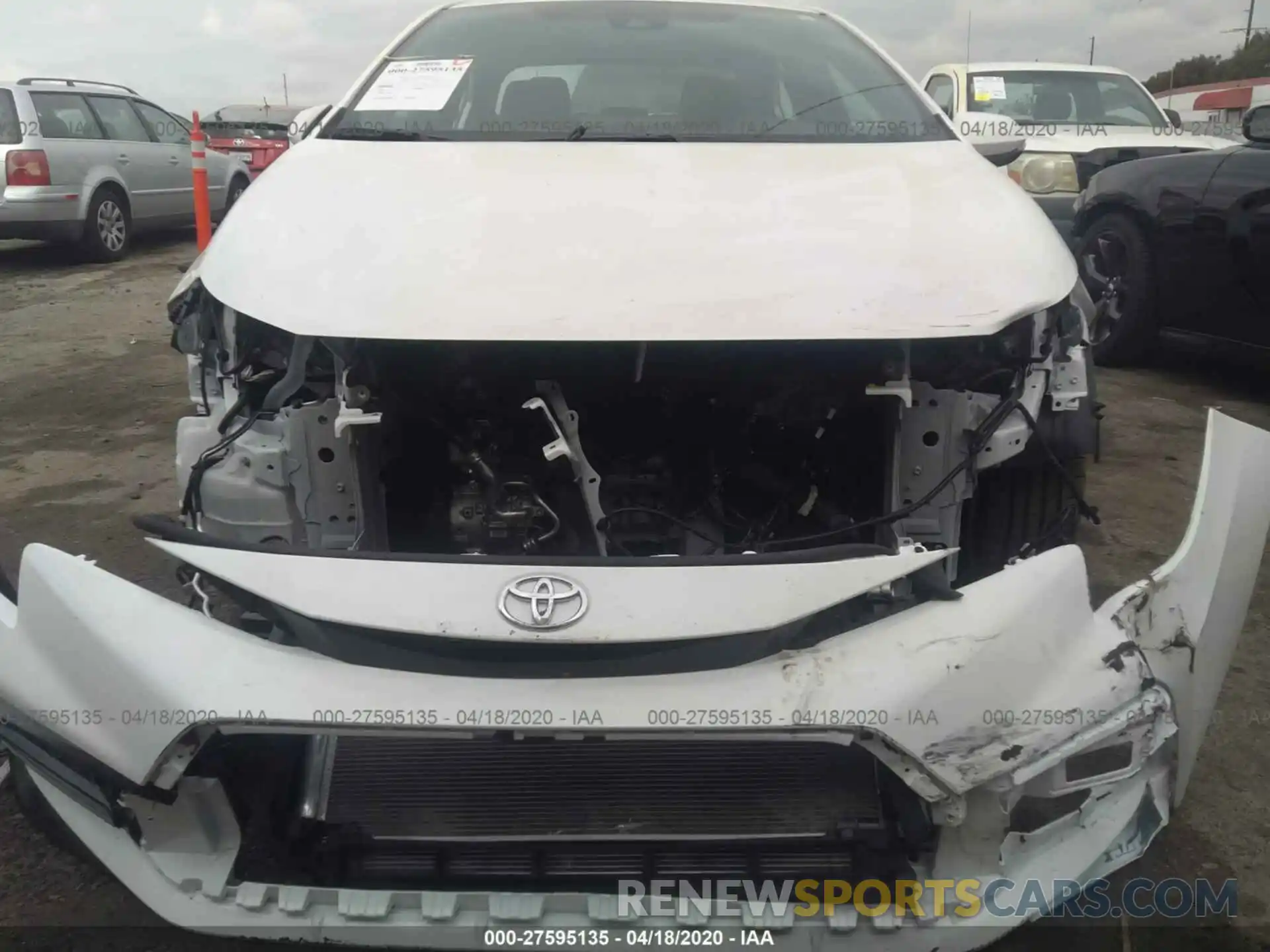 6 Photograph of a damaged car 5YFS4RCE4LP022439 TOYOTA COROLLA 2020