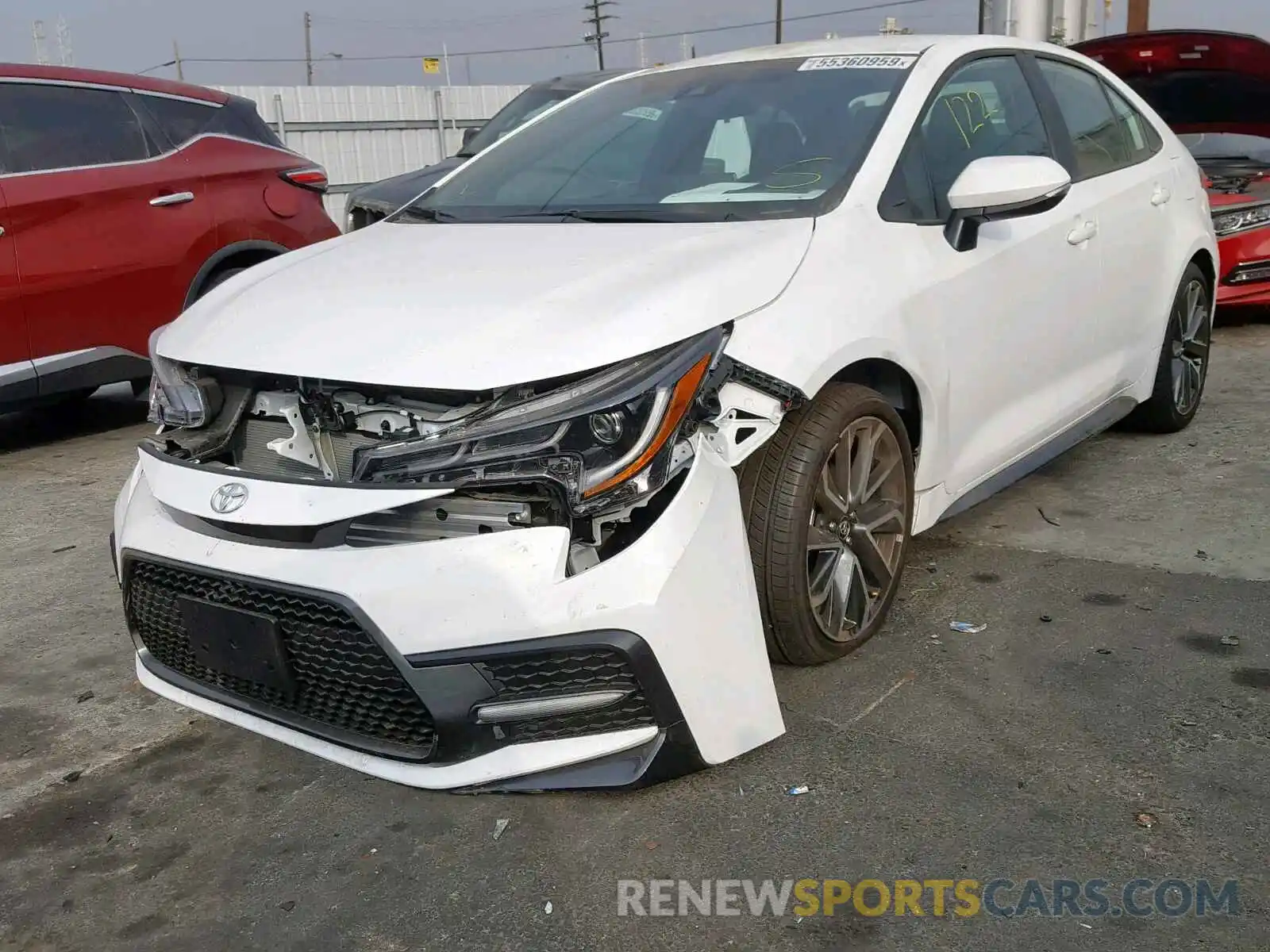 9 Photograph of a damaged car 5YFS4RCE4LP023039 TOYOTA COROLLA 2020