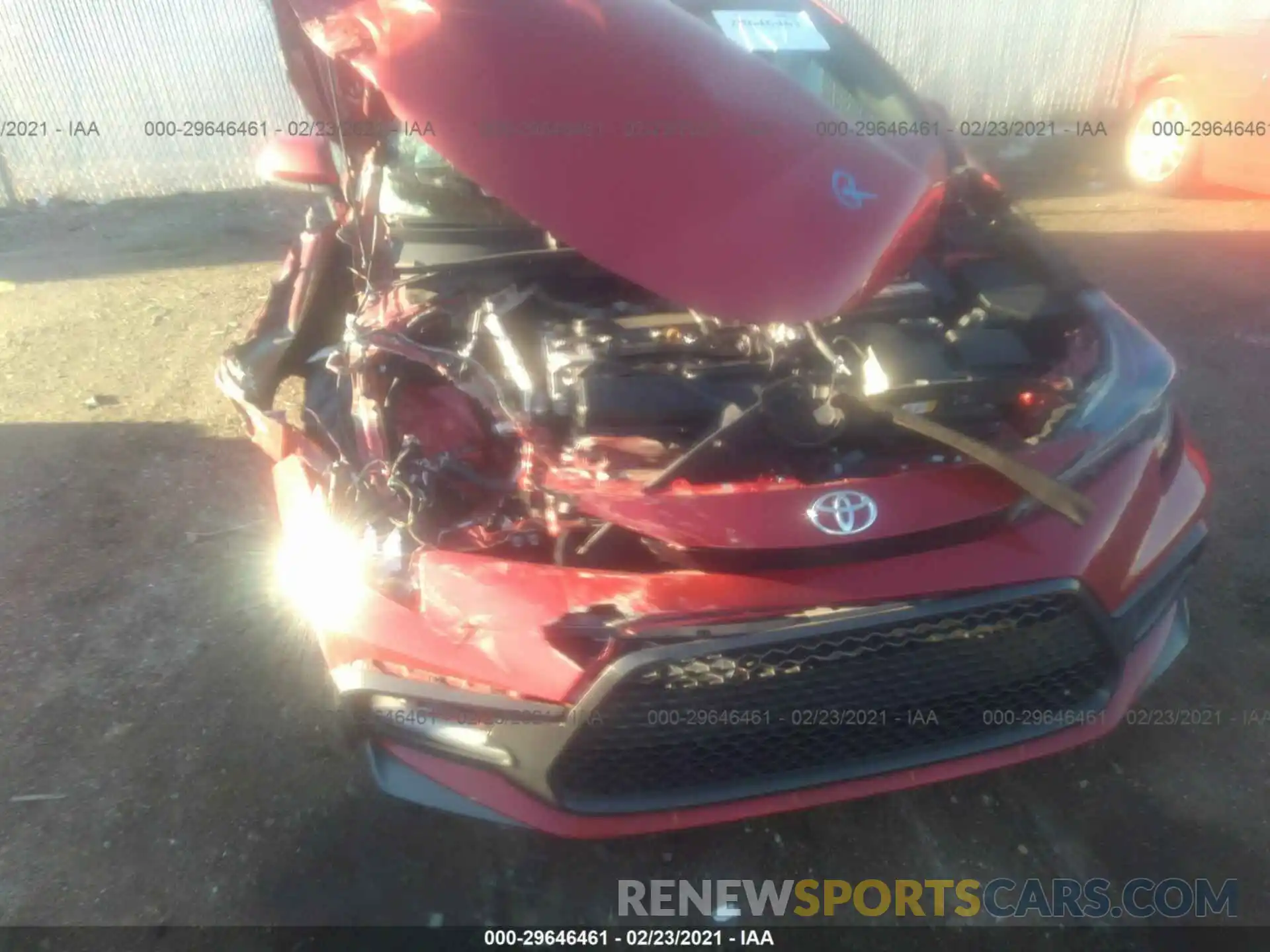 6 Photograph of a damaged car 5YFS4RCE4LP023056 TOYOTA COROLLA 2020