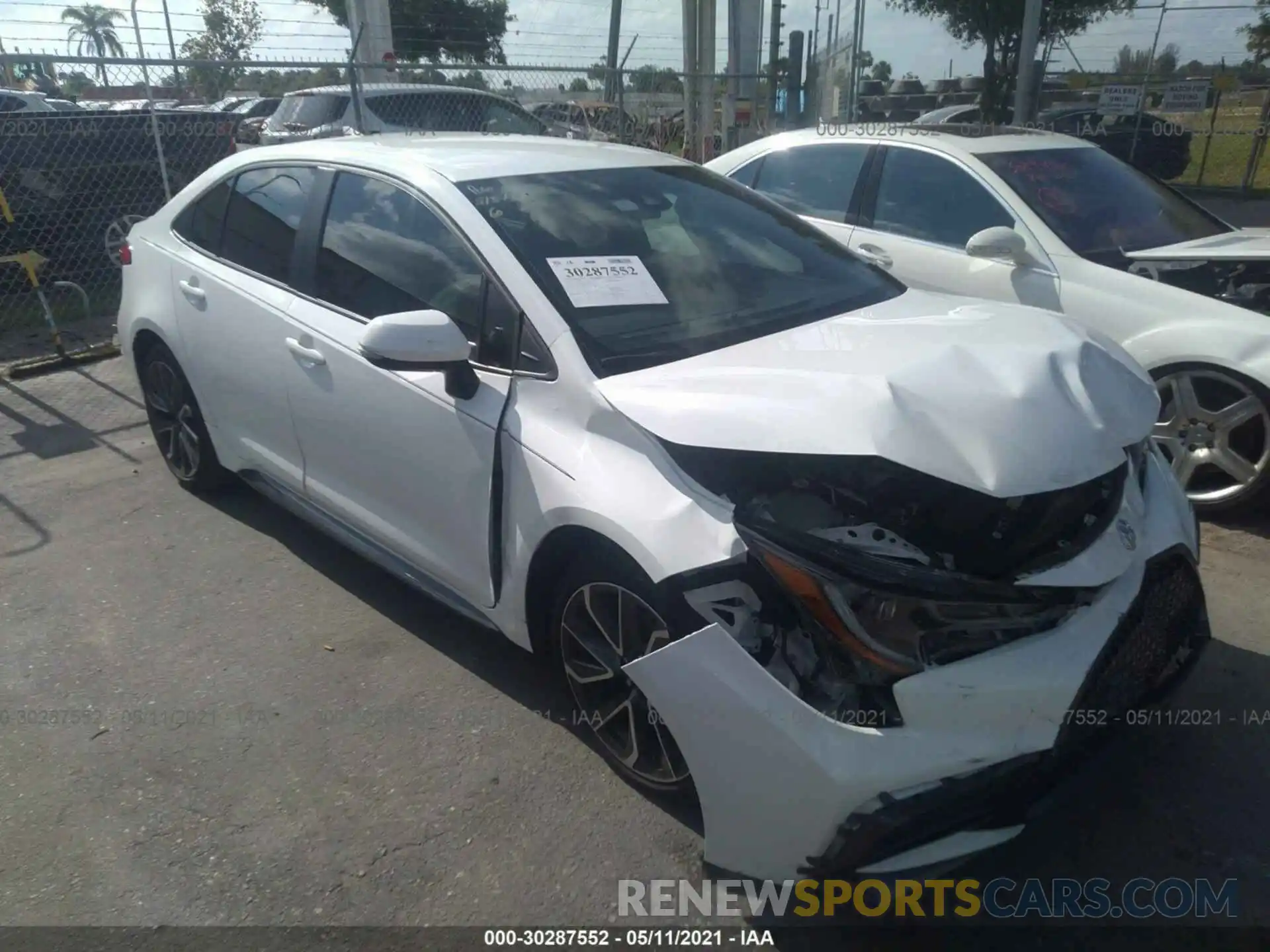 1 Photograph of a damaged car 5YFS4RCE4LP024630 TOYOTA COROLLA 2020