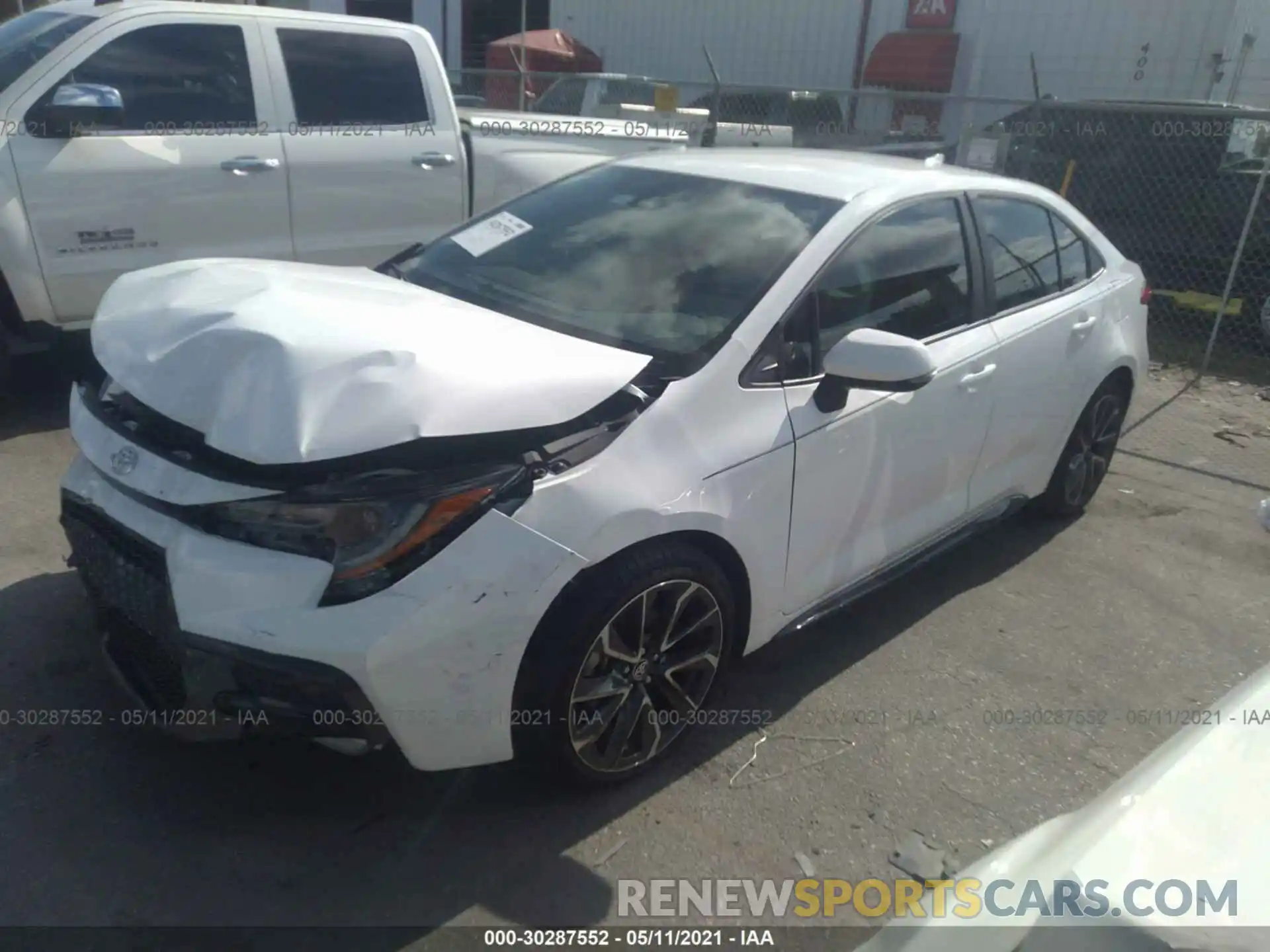 2 Photograph of a damaged car 5YFS4RCE4LP024630 TOYOTA COROLLA 2020