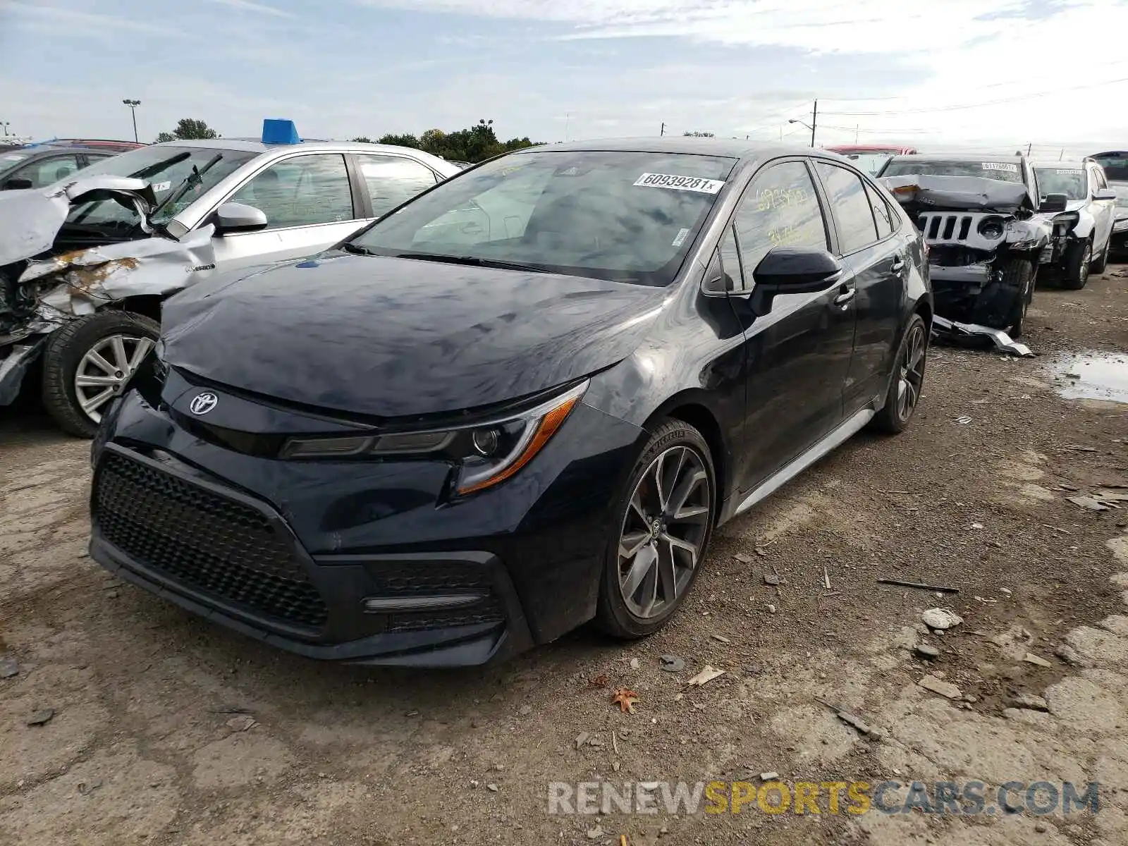 2 Photograph of a damaged car 5YFS4RCE4LP024725 TOYOTA COROLLA 2020