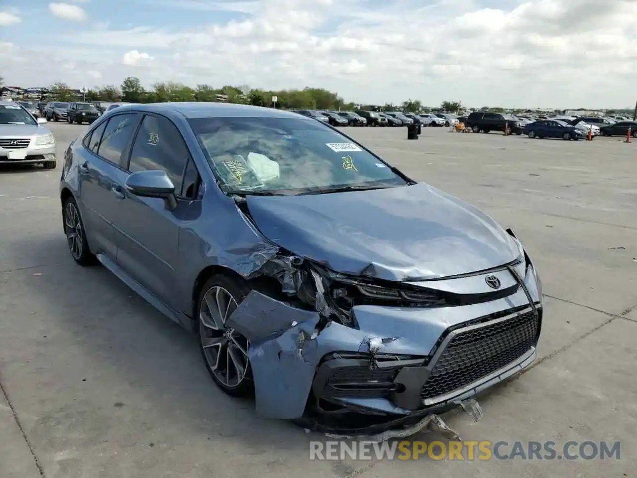 1 Photograph of a damaged car 5YFS4RCE4LP025101 TOYOTA COROLLA 2020