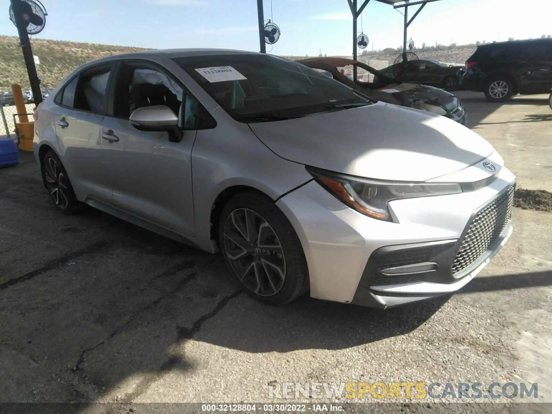 1 Photograph of a damaged car 5YFS4RCE4LP026197 TOYOTA COROLLA 2020