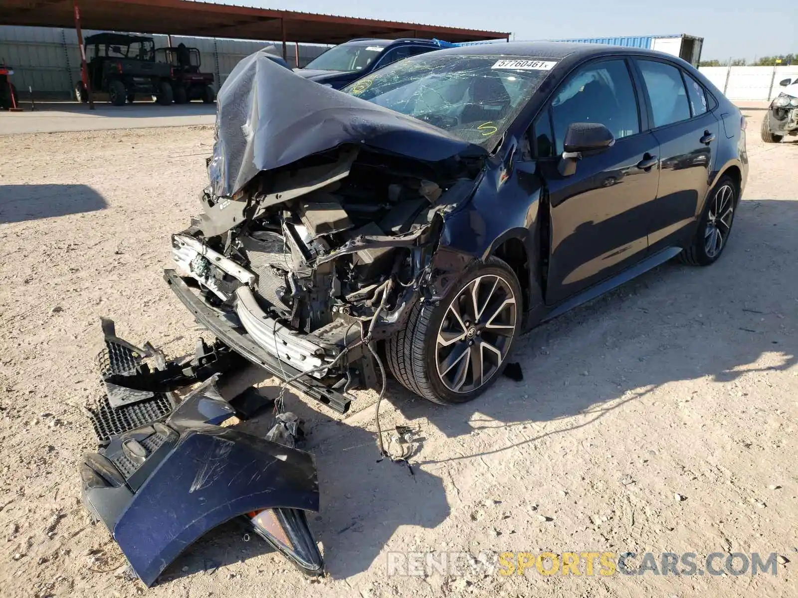 2 Photograph of a damaged car 5YFS4RCE4LP026233 TOYOTA COROLLA 2020