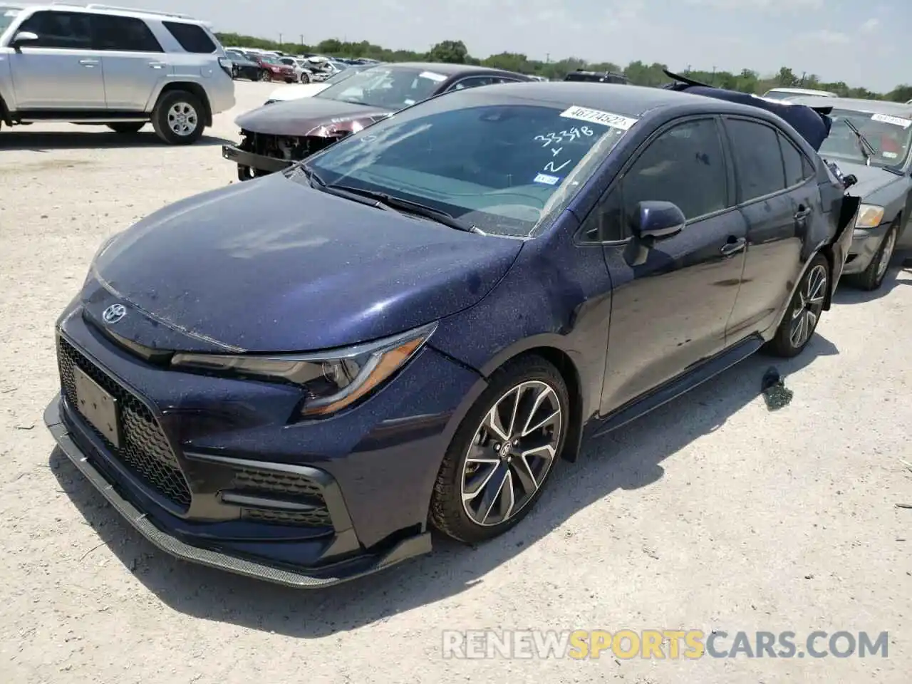 2 Photograph of a damaged car 5YFS4RCE4LP027611 TOYOTA COROLLA 2020