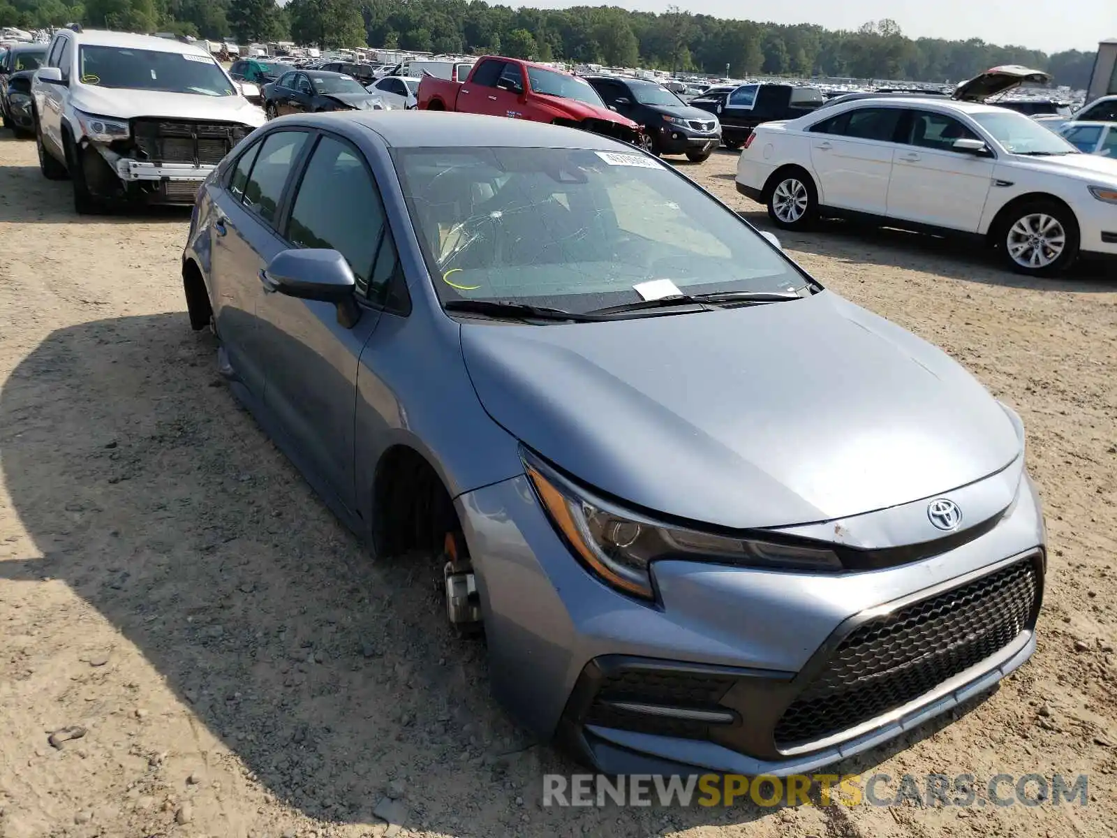 1 Photograph of a damaged car 5YFS4RCE4LP028211 TOYOTA COROLLA 2020