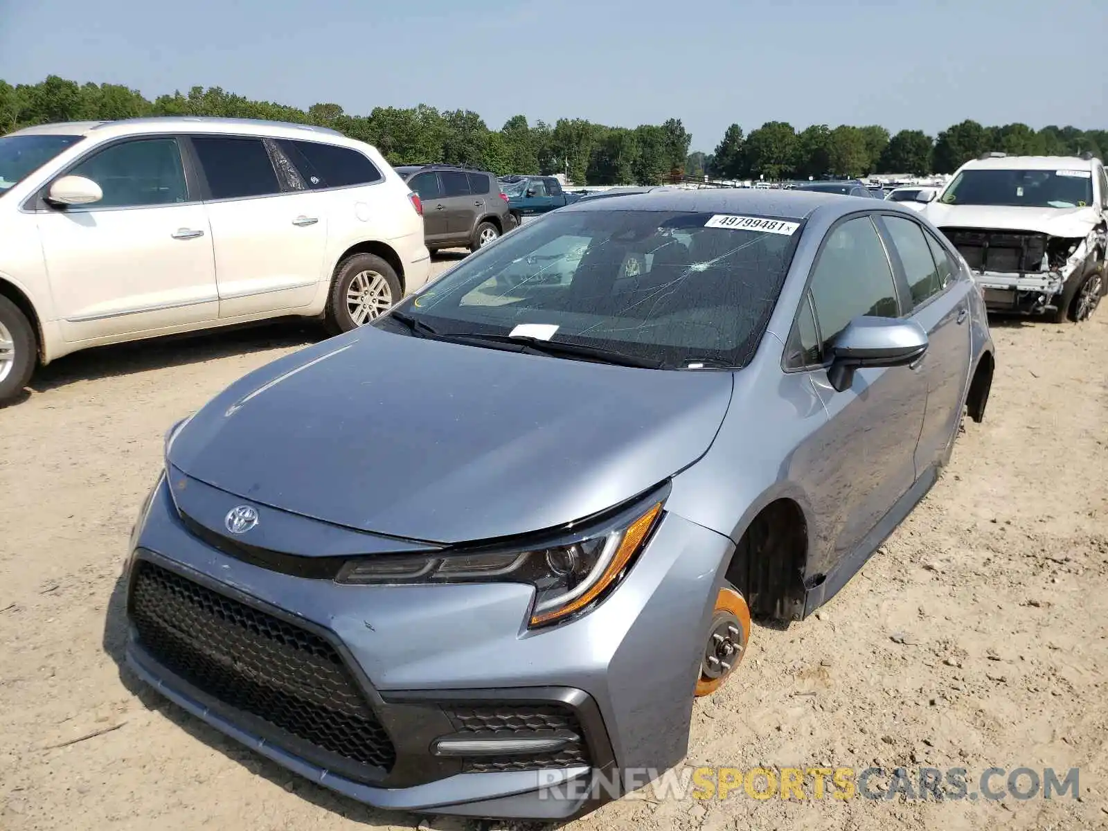 2 Photograph of a damaged car 5YFS4RCE4LP028211 TOYOTA COROLLA 2020