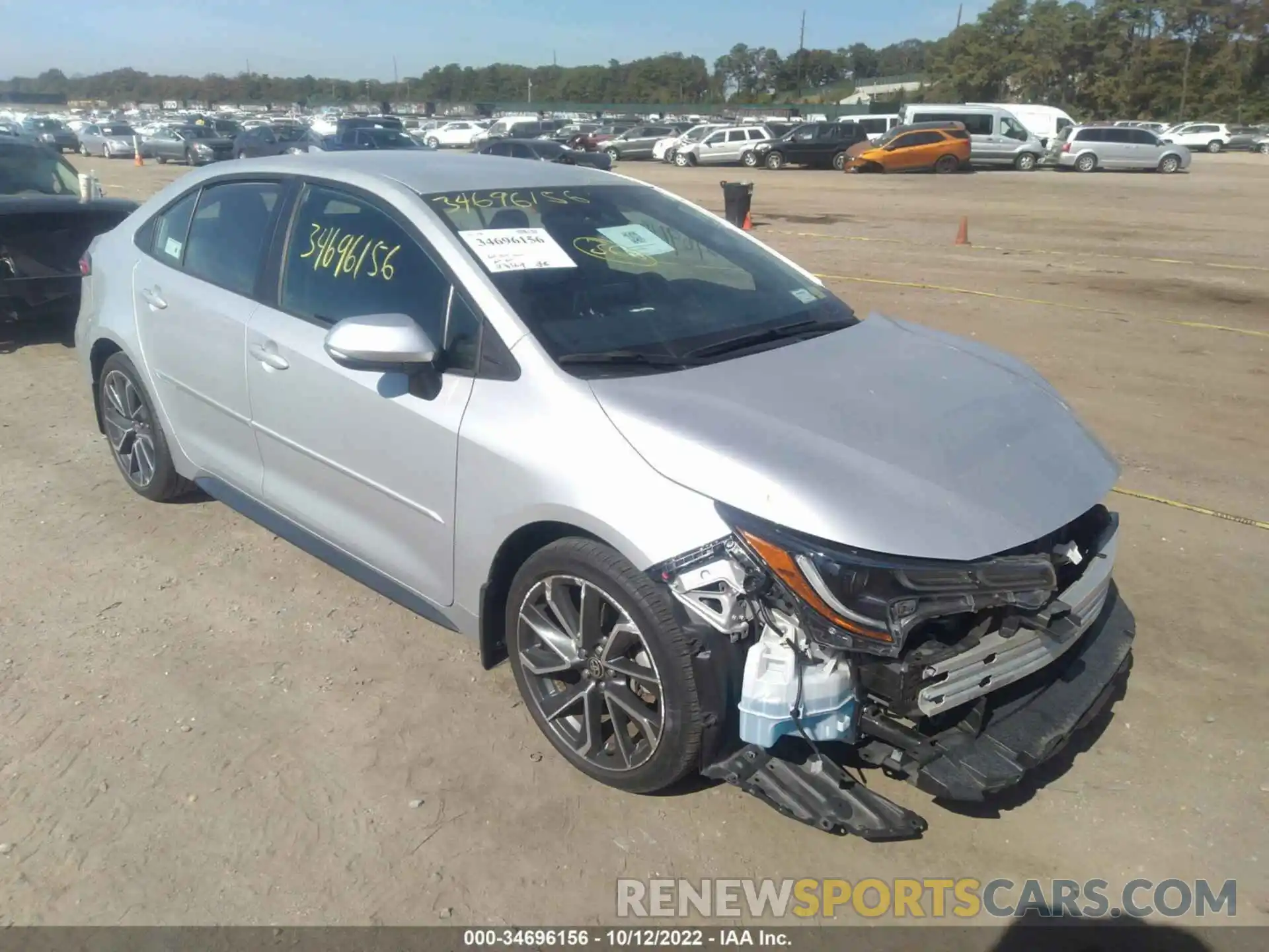 1 Photograph of a damaged car 5YFS4RCE4LP028810 TOYOTA COROLLA 2020